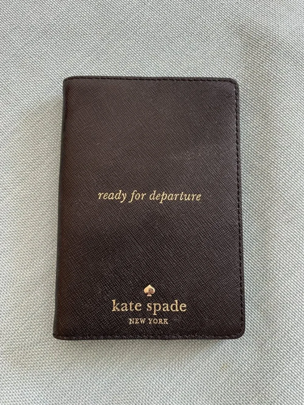 Kate Spade New York passport cover black 